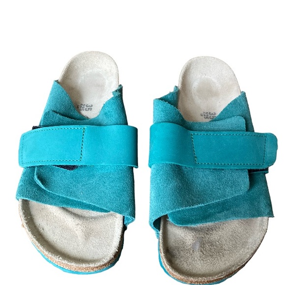 Birkenstock Koyoto Blue Nubuck/Suede Leather sandal Sz 35 (5) US - Picture 4 of 6
